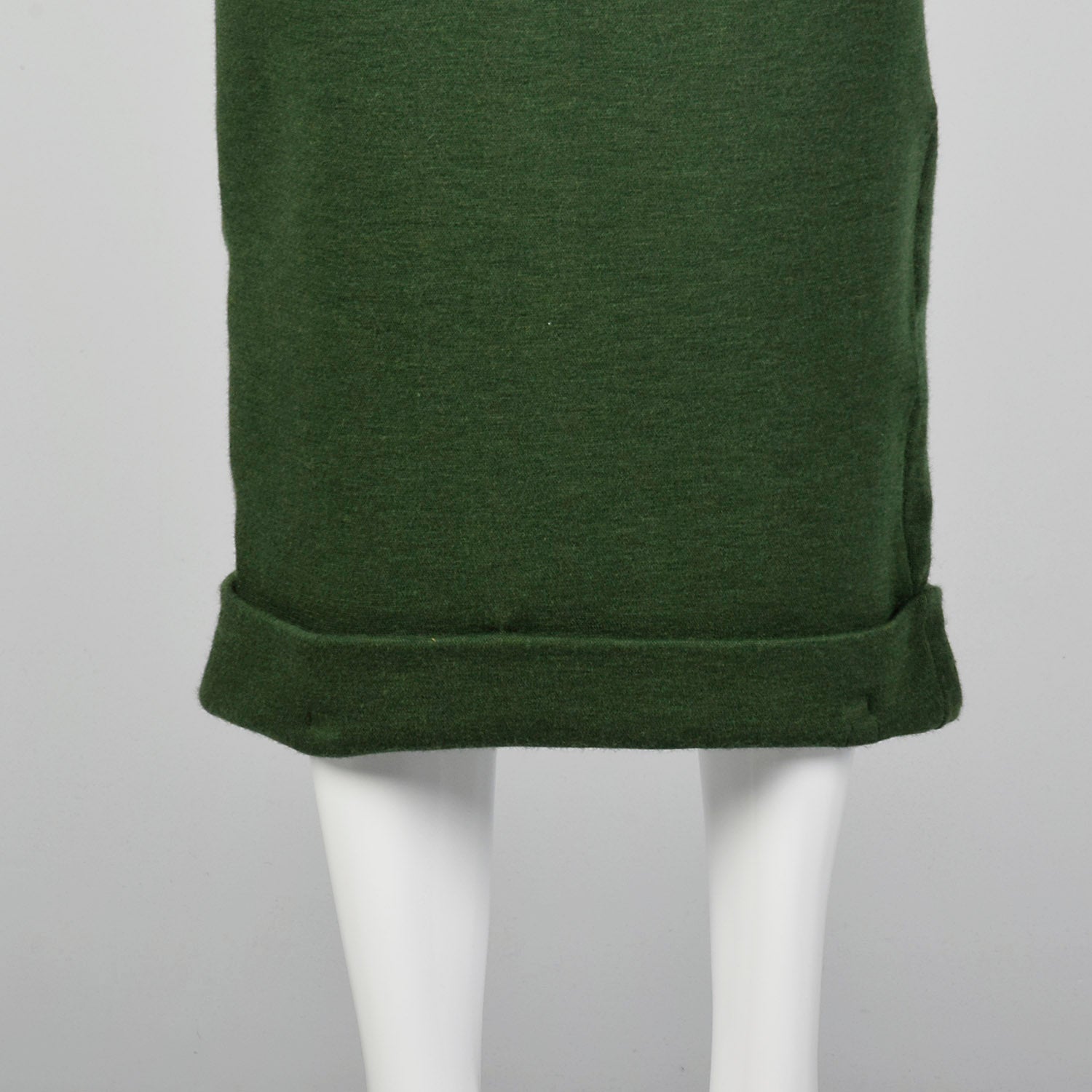 Small Romeo Gigli 1990s Green Knit Skirt