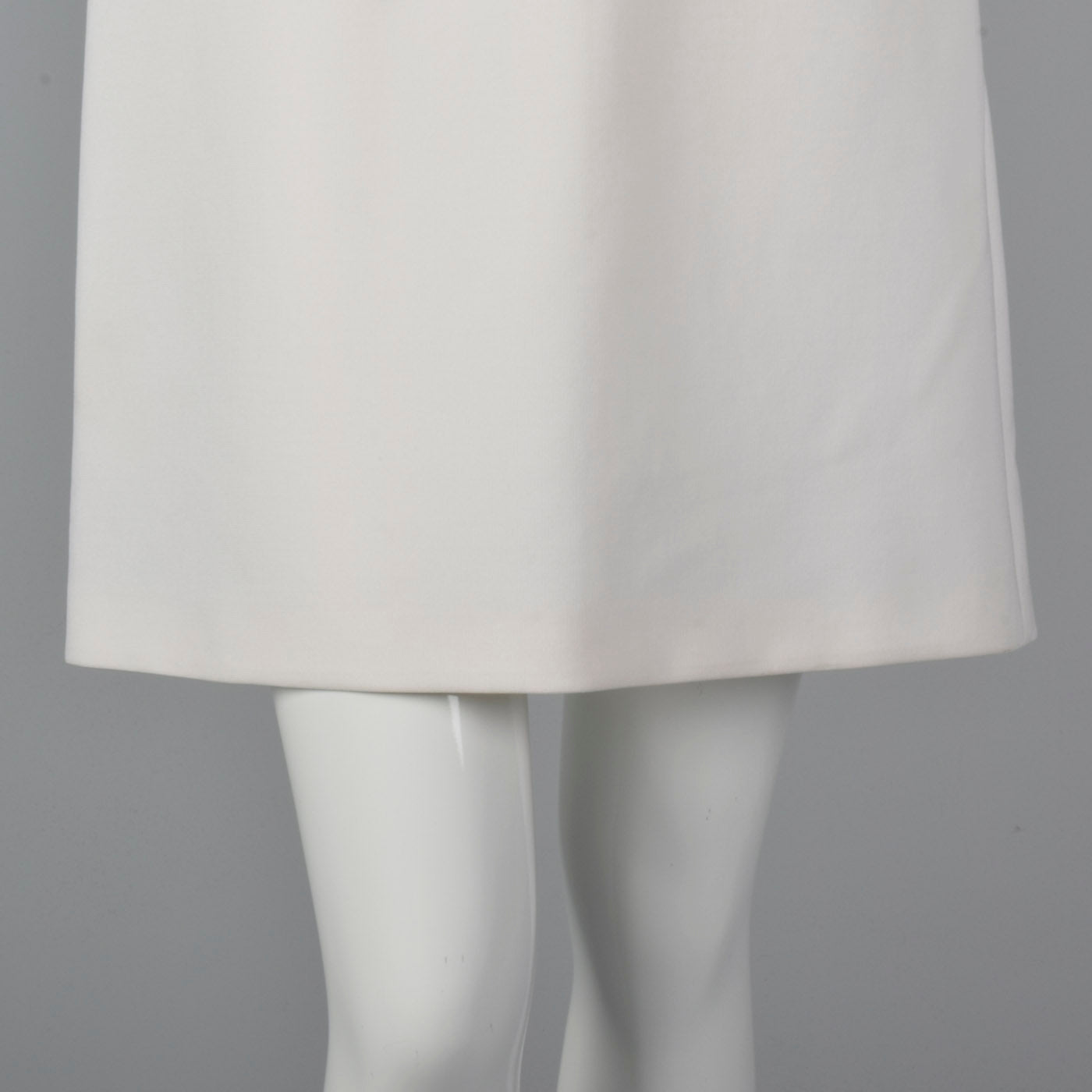 Deadstock Prada White Shift Dress with Navy Trim