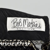 Small Bob Mackie Black Beaded Long Gown