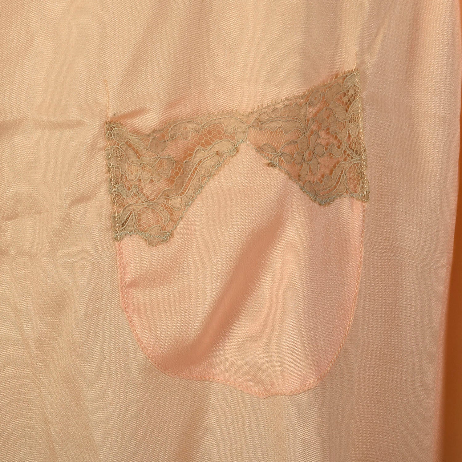 3XL 1920s Nightgown Boudoir Lingerie Peach Volup Sleeveless