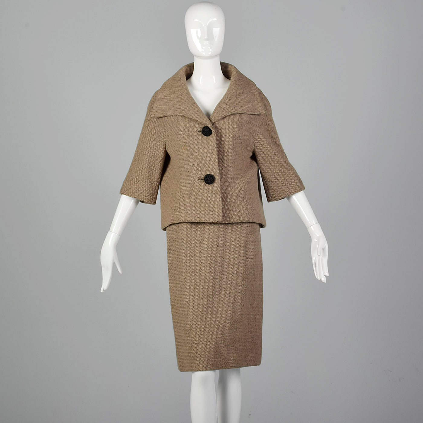 1950s Brown Woven Skirt Suit – Style & Salvage