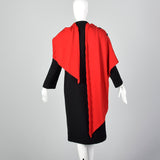 Small 1980s Albert Nipon Minimalist Winter Coat