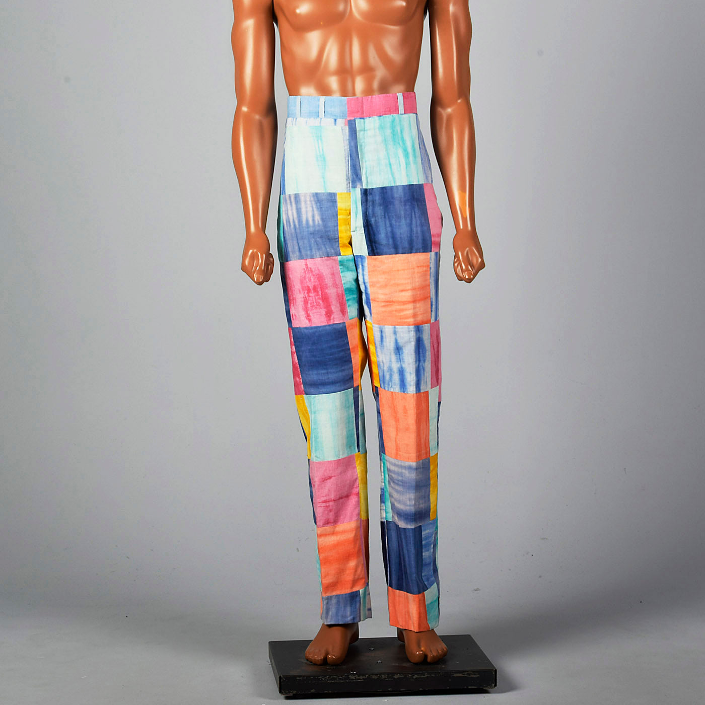 1970s Mens Patchwork Pants