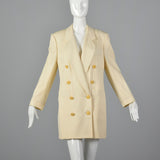 1980s Louis Feraud Cream Blazer