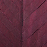 1950s Plum Sharkskin Dress with Chevron Pleats