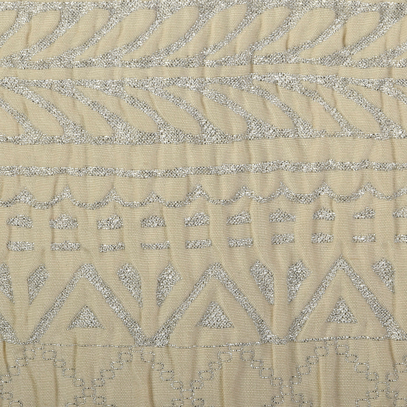 Medium Christian Lacroix 1990s Cream and Silver Blazer