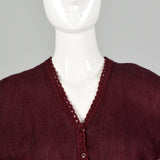 1930s Hug-Me-Tite Burgundy Sweater Vest