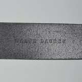 Ralph Lauren Black Leather Belt with Western Cowboy Buckle