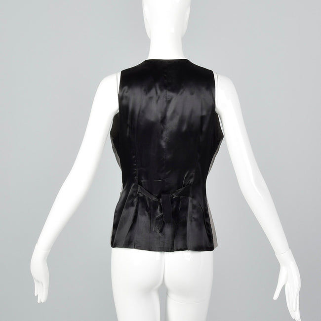 1990s Todd Oldham Seven 7 Studded Wool Vest