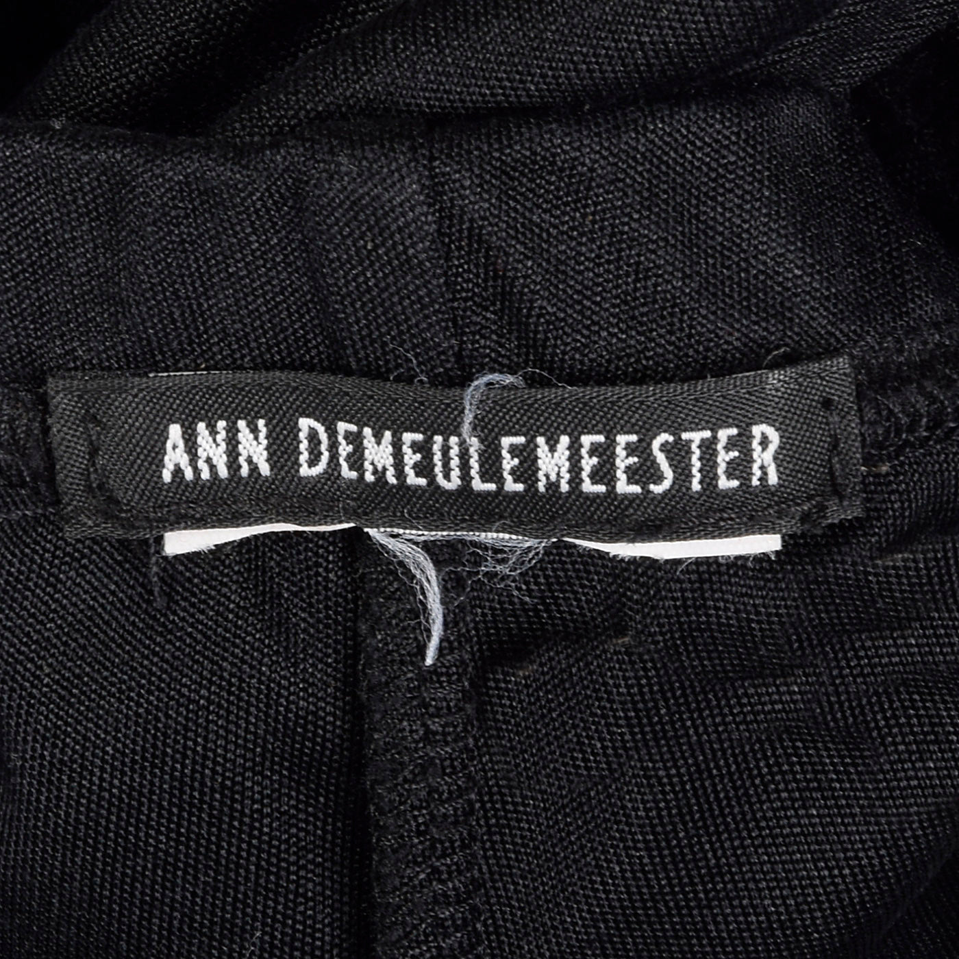 2010s Ann Demeulemeester Black Stretch Leggings