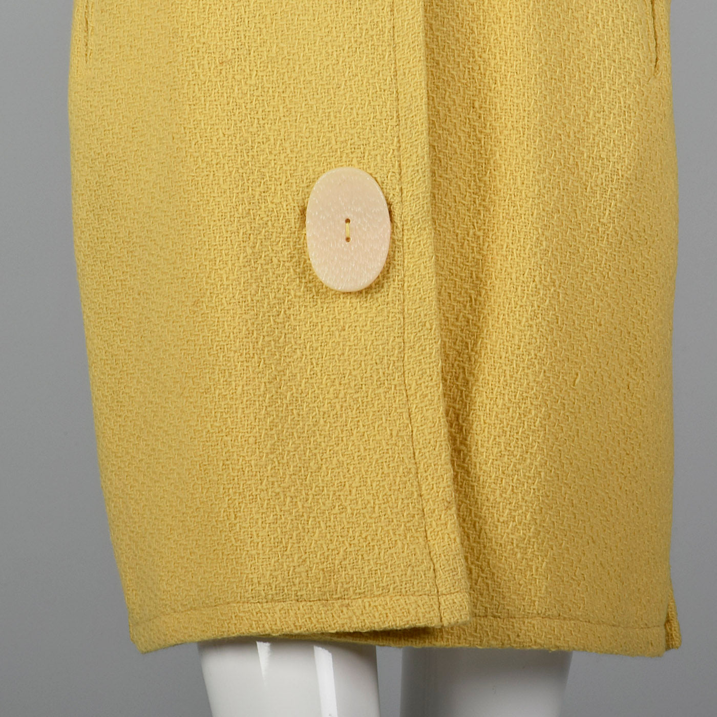 1960s Yellow Jacket with Huge Buttons