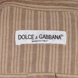 2000s Dolce & Gabbana Brown and Blue Color Blocked Shirt