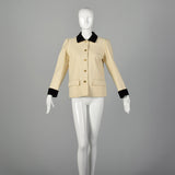 Medium Yves Saint Laurent Rive Gauche 1970s Cream Jacket