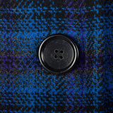 1960s Pendleton Wool Skirt Suit in Blue and Purple Plaid