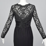 Pierre Balmain Little Black Dress with Lace Bodice