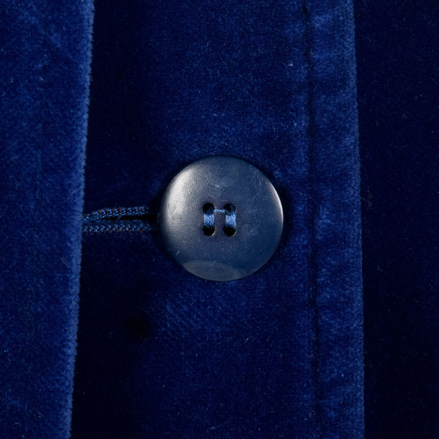 1970s Blue Velvet Coat
