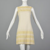 1960s Summer Day Dress with Decorative Eyelets