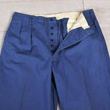 Deadstock 1940s Men's Sanforized Hercules Button Fly Summer Workwear Pants