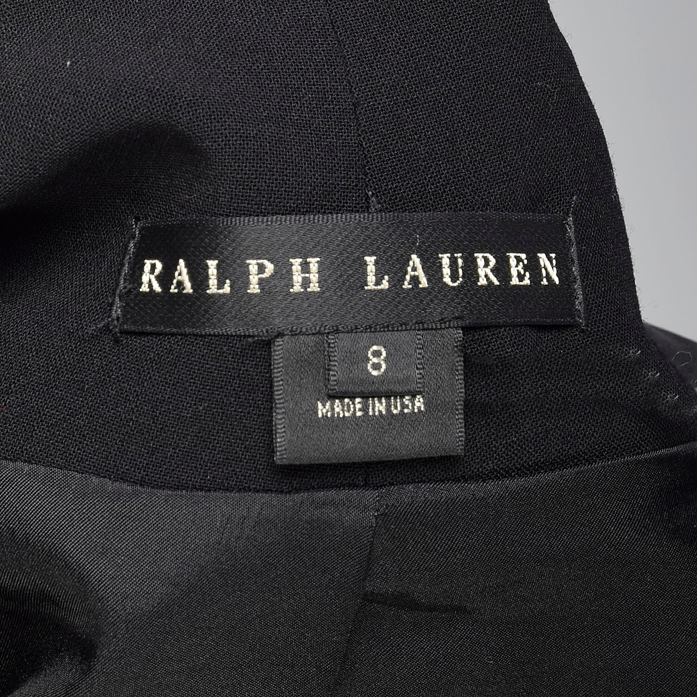 1990s Ralph Lauren Black Label Asymmetric Button Jacket