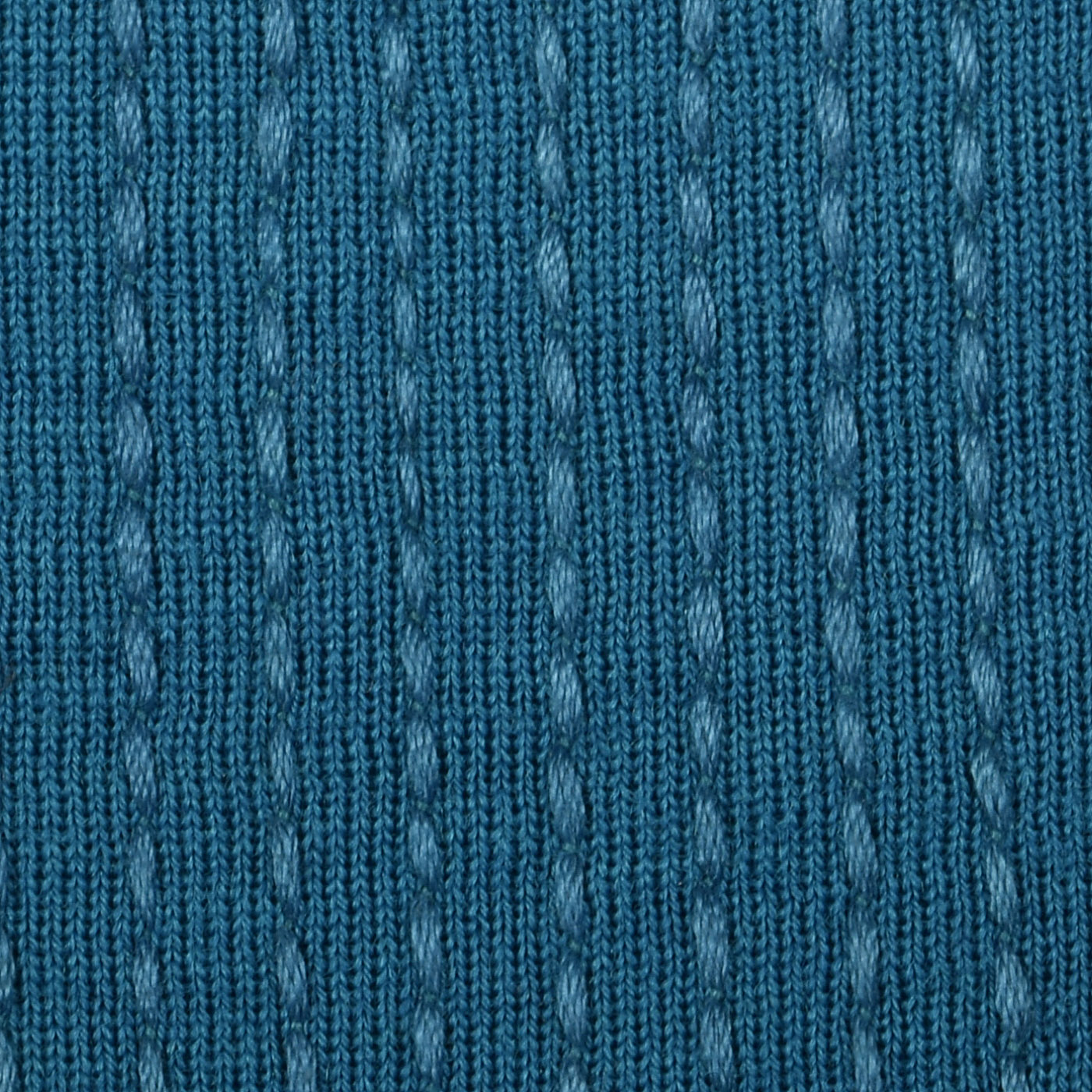 1980s Teal Wool Midi Dress