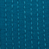 1980s Teal Wool Midi Dress