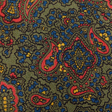 1950s Paisley Print Shirtwaist Dress