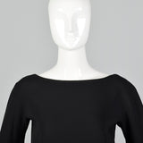 1990s Tom Ford for Gucci Black Shift Dress with Link Buttons