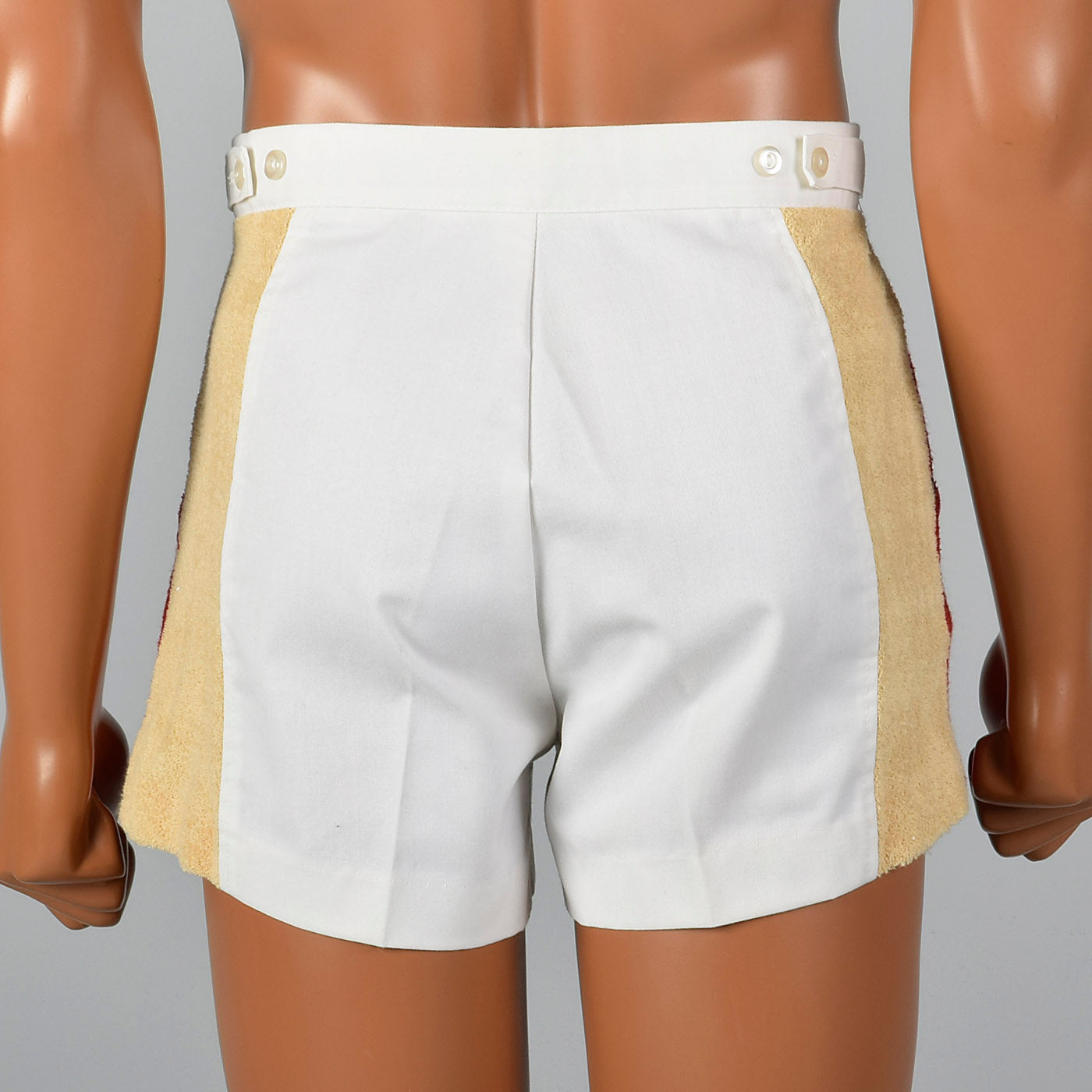 1970s Mens Jockey Shorts with  Terry Cloth Panels