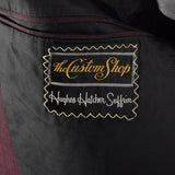 1950s Red and Black Sharkskin Jacket with Rounded Lapels