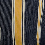 Medium 1970s Yellow Striped Jeans Low Rise Hippie Bell Bottom Pants
