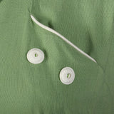 1950s Green Rayon Day Dress
