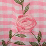 Medium Malcolm Star 1970s Pink Gingham Maxi Dress