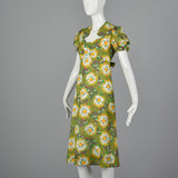 1970s Floral Summer Dress