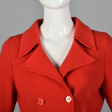 1960s Red Knit Coat