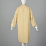 Small 1950s Cream Winter Coat