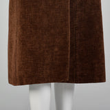 Small Brown Corduroy 70s Trench