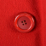 1960s Marshall Fields Lipstick Red Cashmere Coat