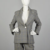 Medium Givenchy Three Piece Plaid Skirt Pant Blazer Suit