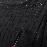 1980s Black Beaded Dress