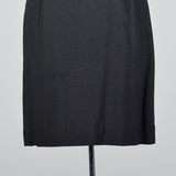 1950s Little Black Dress with White Topstitching