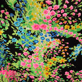 Medium 1970s Mr Dino Floral Maxi Dress Colorful Signature Print