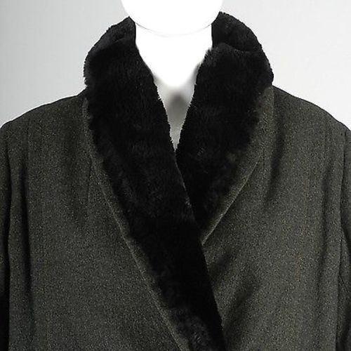 1950s Christian Dior Fur Lined Winter Jacket