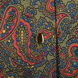 1950s Paisley Print Shirtwaist Dress
