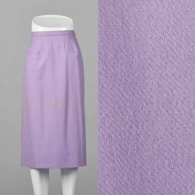 1950s Lavender Pencil Skirt