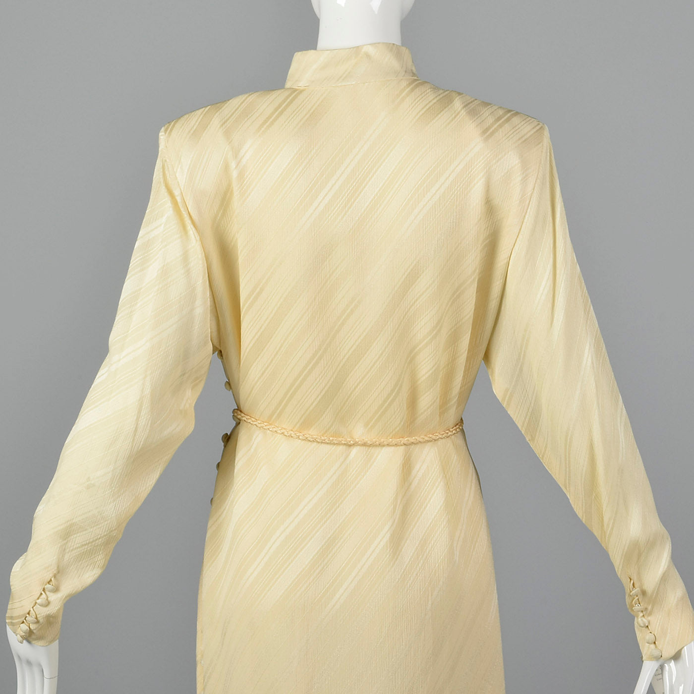 1980s Jean Louis Scherrer Boutique Silk Dress