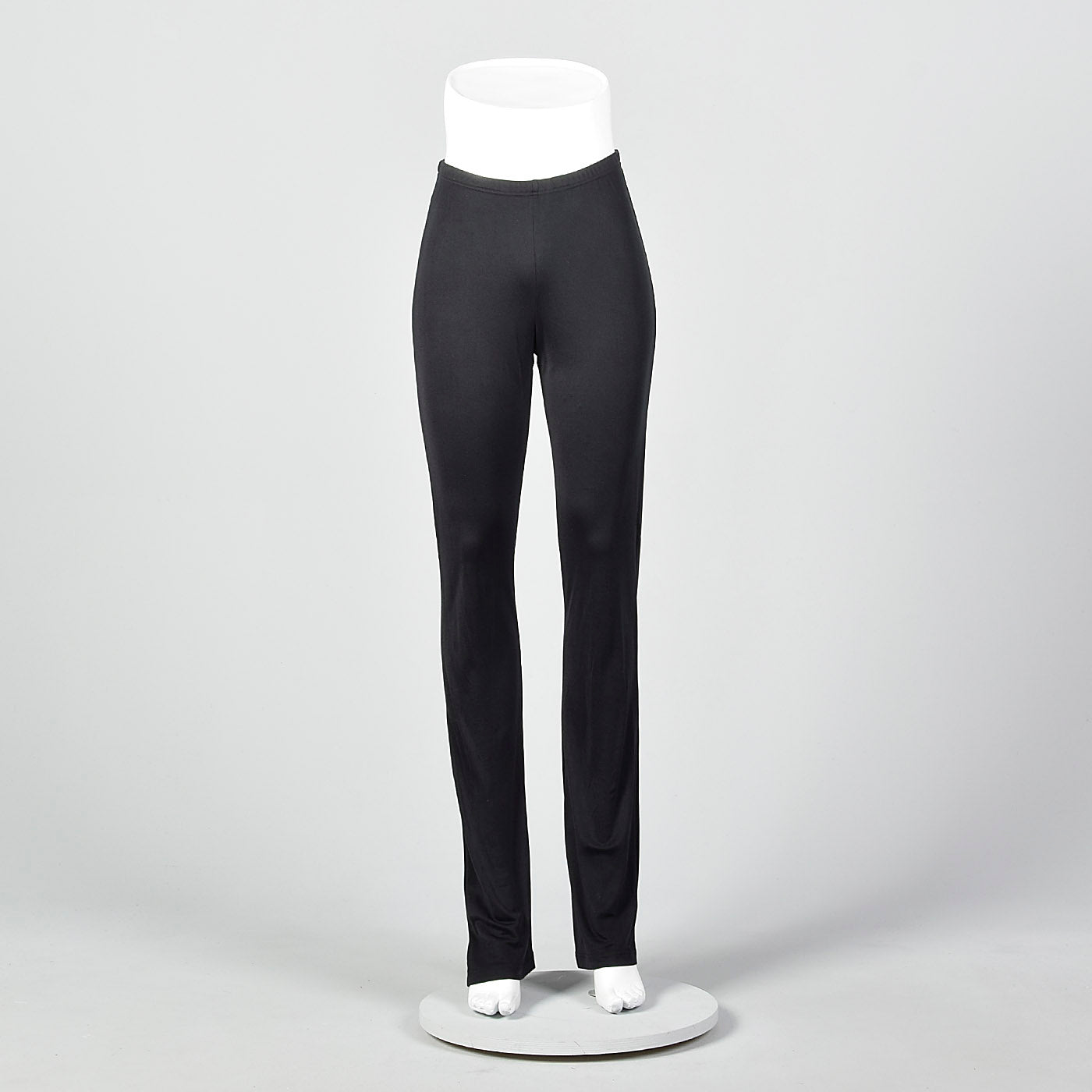 2010s Ann Demeulemeester Black Stretch Leggings