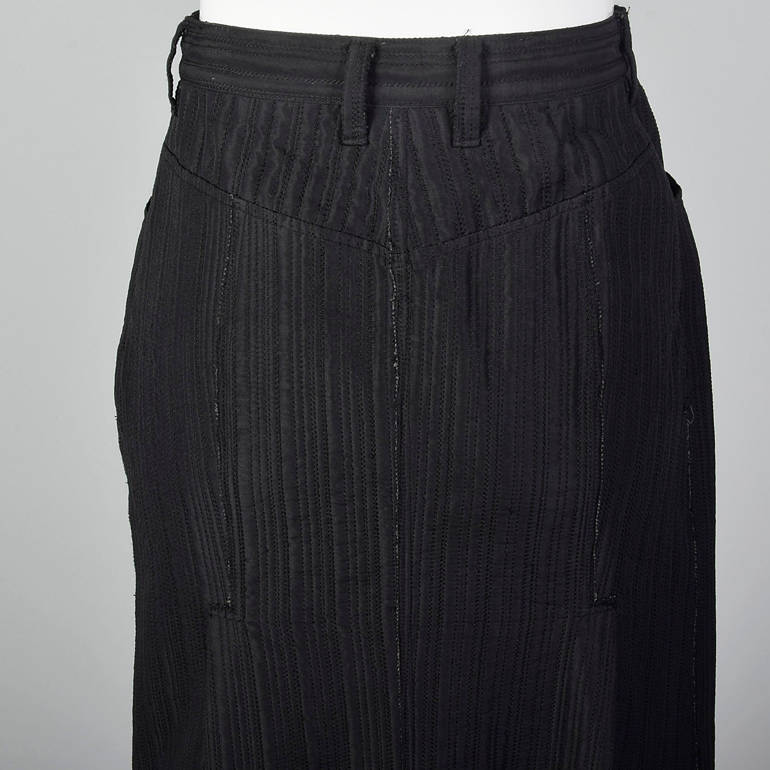 Medium Issey Miyake 1990s Topstitch Skirt
