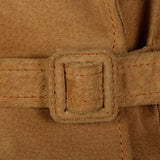 XS Yves Saint Laurent Rive Gauche 1970s Suede Biker Jacket