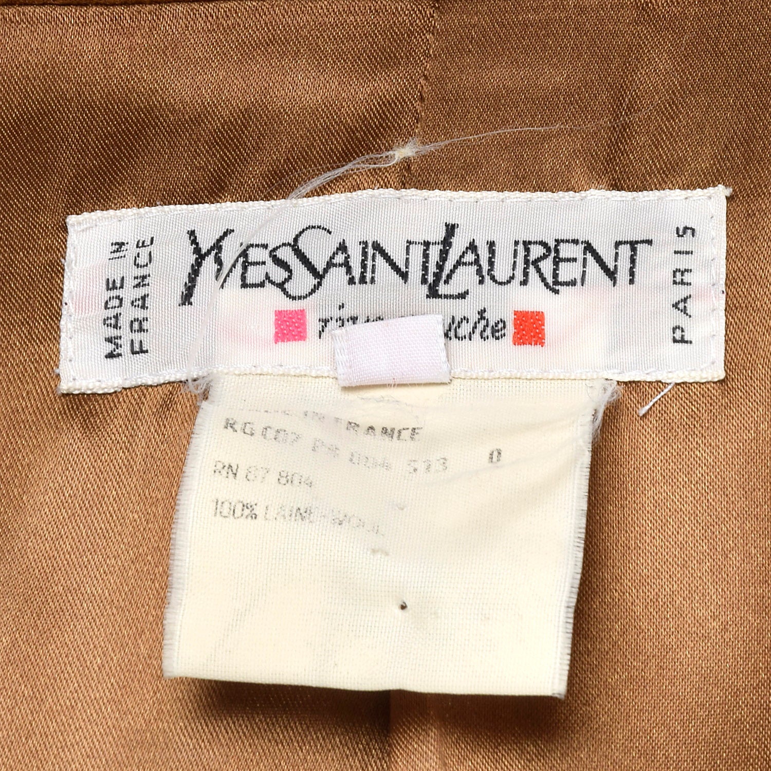 Medium Yves Saint Laurent Rive Gauche 1990s Brown Wool Blazer