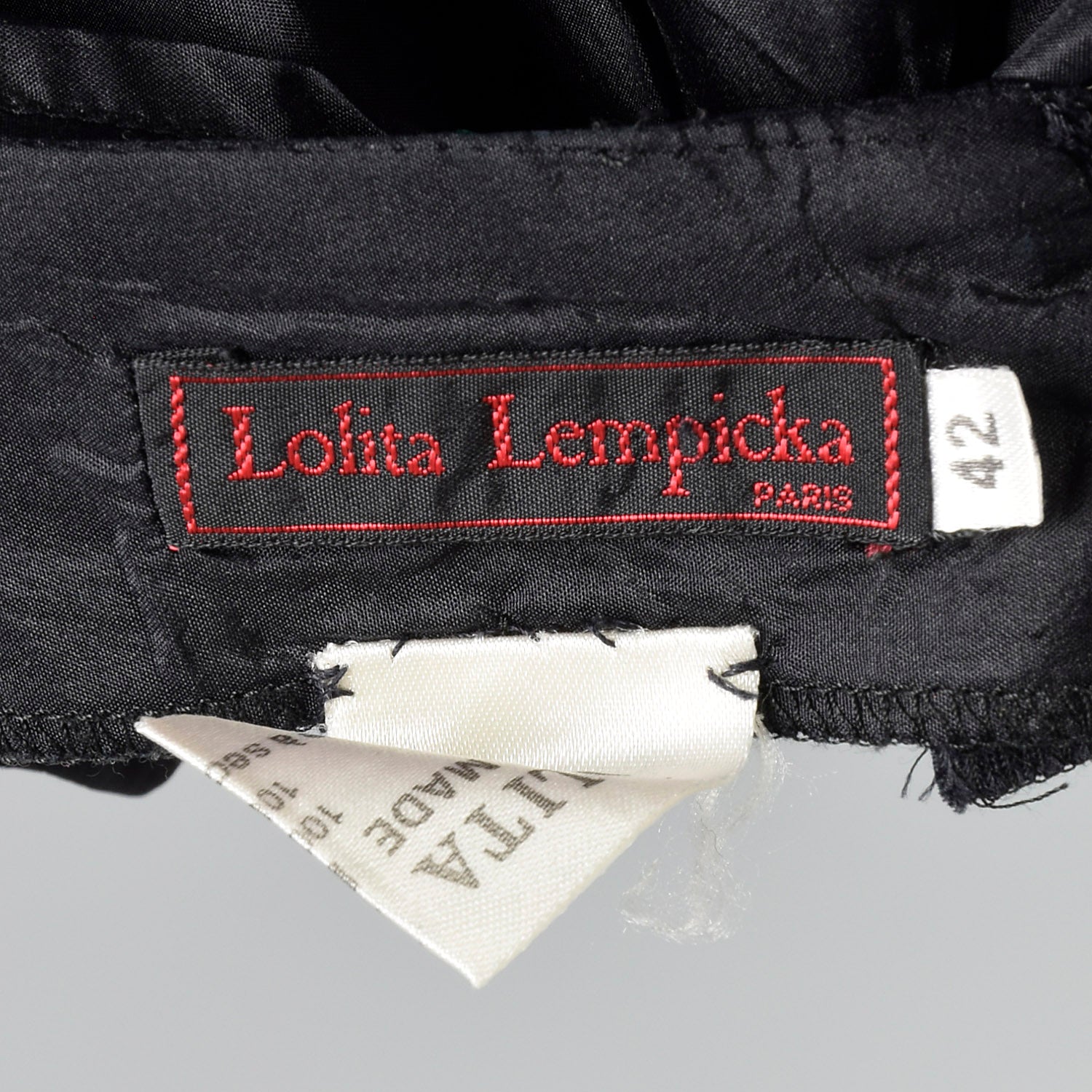 Lolita Lempicka 1990s Black Mini Skirt